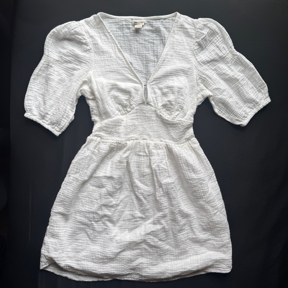 White billabong mini dress